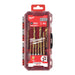 Milwaukee 4932493865 Metal Red Hex Shockwave HSS-G Tin Drill Bit Set - 10 Piece - westbasedirect.com