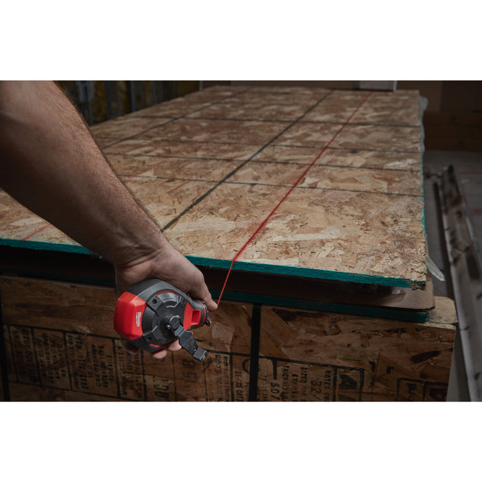Milwaukee 4932498391 Bold Line Chalk Reel & Red Chalk Refill