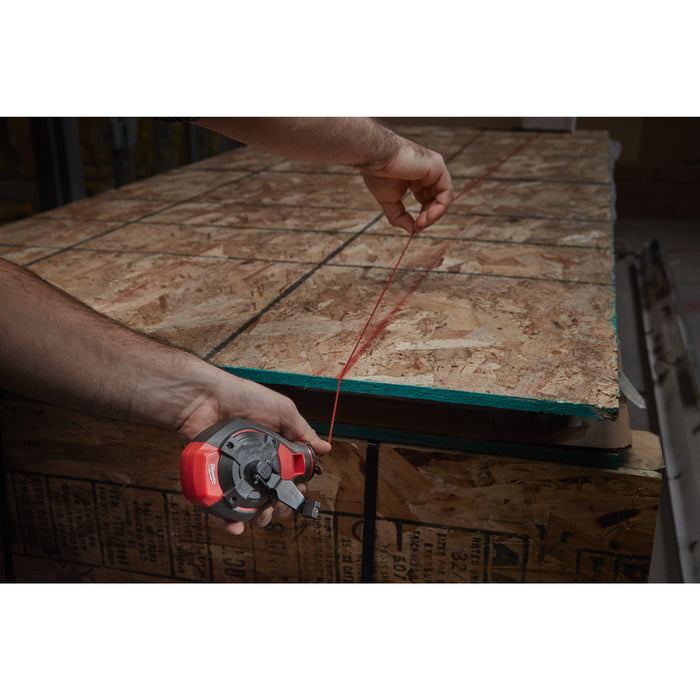 Milwaukee 4932498391 Bold Line Chalk Reel & Red Chalk Refill