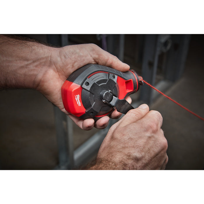 Milwaukee 4932498391 Bold Line Chalk Reel & Red Chalk Refill