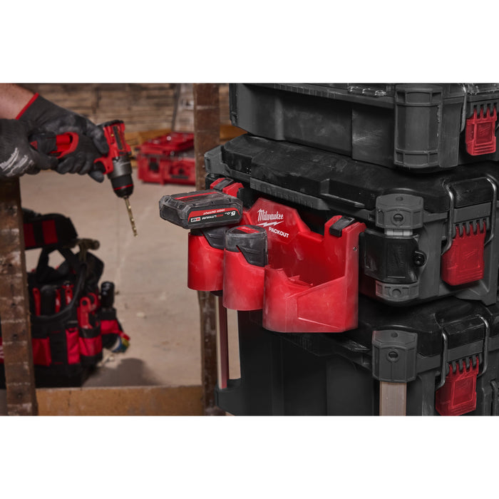 Milwaukee 4932498646 PACKOUT Side Mount M12 Battery Rack