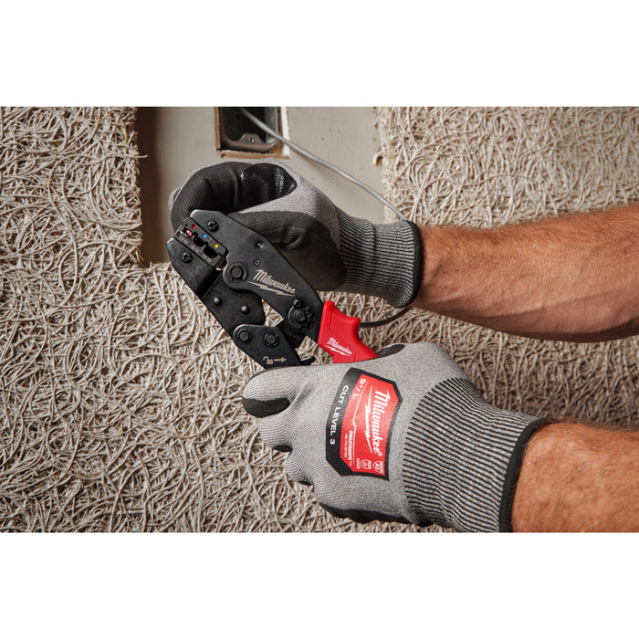 Milwaukee 4932499025 Ratcheting Insulated Terminals Crimper - westbasedirect.com