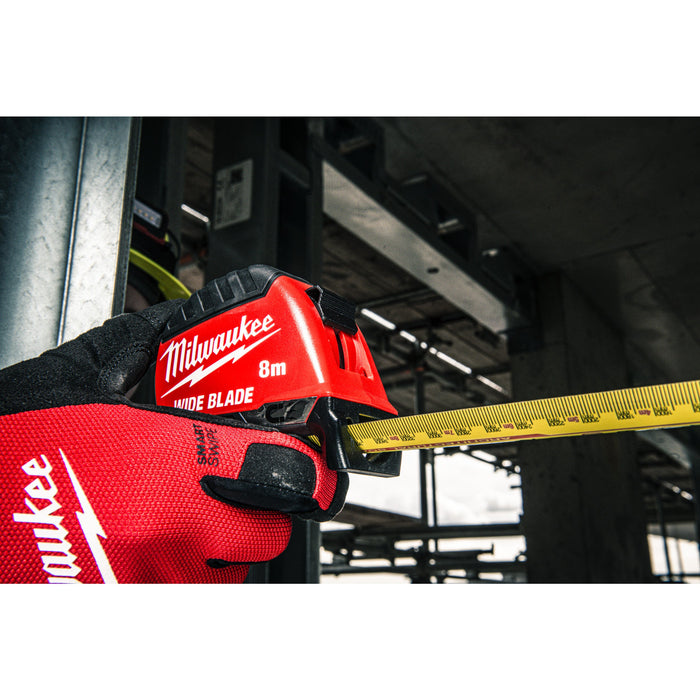 Milwaukee 4932499209 Wide Blade Magnetic (Gen 2) Tape Measure - 8m-35 - westbasedirect.com