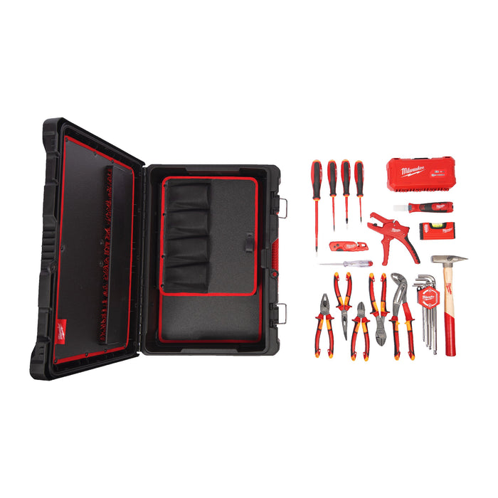 Milwaukee 4932499466 PACKOUT Electrician Set - 62 Piece