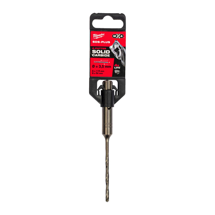 Milwaukee 4932500056 SDS-Plus MX4 Drill Bit 3.5x115mm - westbasedirect.com