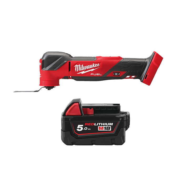 Milwaukee M18FMT-0+M18B4 Kit - 18V FUEL Brushless Multi Tool + M18B4 4.0Ah Li-ion Battery