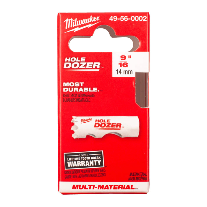 Milwaukee 49560002 HOLE DOZER Bi-Metal Holesaw 14mm - westbasedirect.com