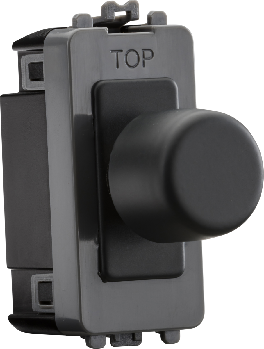 Knightsbridge GDM022AT 6A 1G 2-Way Dummy Dimmer Module - Anthracite ...