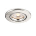 Saxby 50681 ShieldPLUS tilt 50W Satin nickel effect plate 50W GU10 reflector (Required) - westbasedirect.com