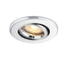 Saxby 50682 ShieldPLUS tilt 50W Chrome effect plate 50W GU10 reflector (Required) - westbasedirect.com