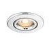 Saxby 50682 ShieldPLUS tilt 50W Chrome effect plate 50W GU10 reflector (Required) - westbasedirect.com