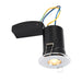 Saxby 50686 ShieldPLUS iP65 IP65 50W Chrome effect plate & clear glass 50W GU10 reflector (Required) - westbasedirect.com