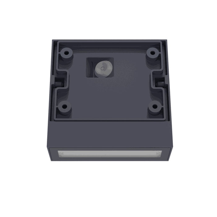 Lutec 5104001118 GEMINI XF 7.4W IP54 LED Outdoor Wall Light 4000K - Dark Grey