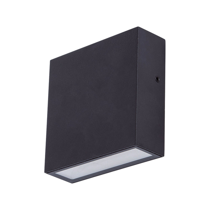 Lutec 5104002012 GEMINI XF 7.4W IP54 LED Outdoor Wall Light 3000K - Matt Black