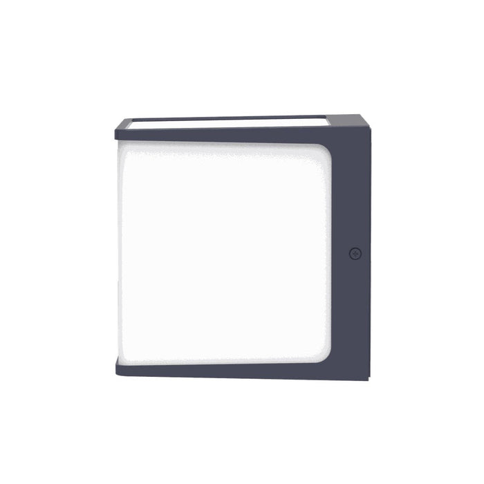 Lutec 5105001125 DOBLO 19.1W IP54 LED Outdoor Wall Light 3000K - Dark Grey