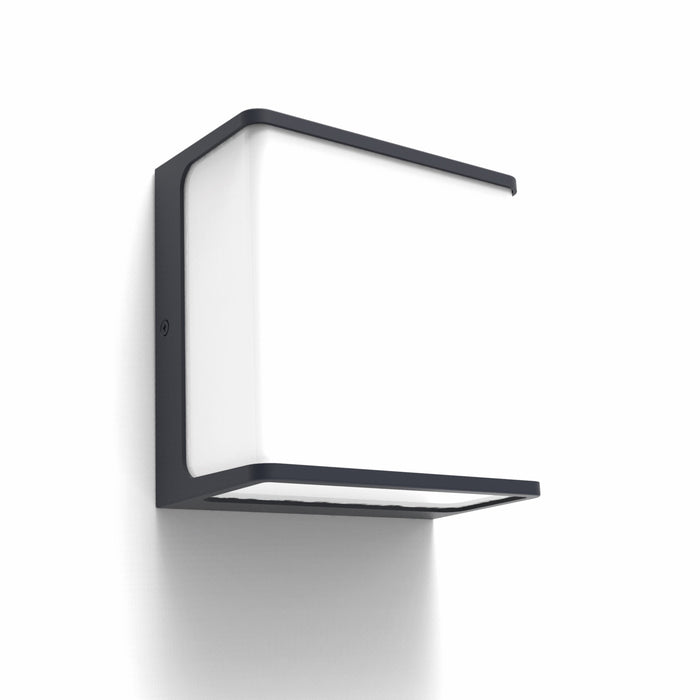 Lutec 5105003125 DOBLO 19.1W IP54 LED Outdoor Wall Light 4000K - Dark Grey