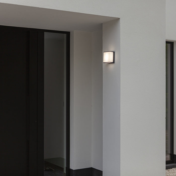 Lutec 5105003125 DOBLO 19.1W IP54 LED Outdoor Wall Light 4000K - Dark Grey