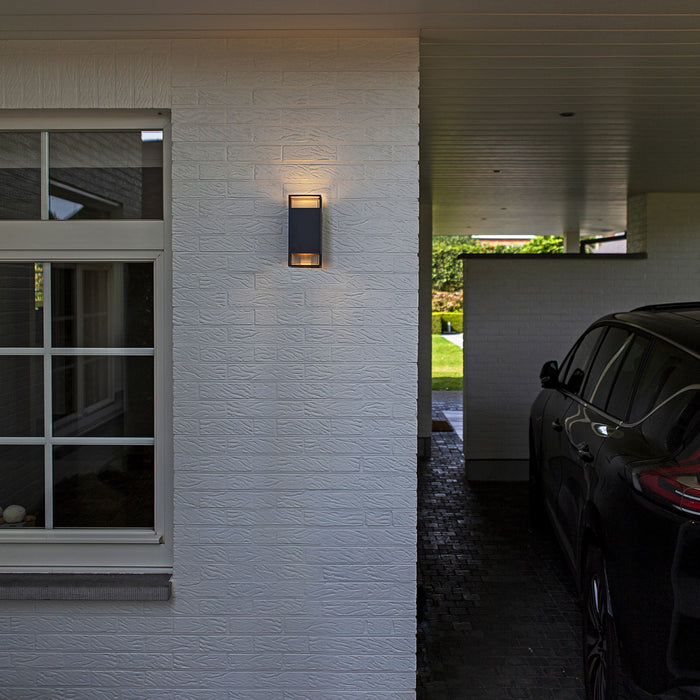Lutec 5107101118 RIDGE IP54 GU10 Outdoor Up/Down Wall Light - Anthracite Grey (Lamp Not Included)