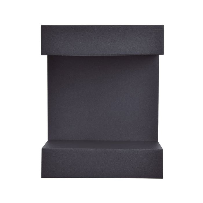Lutec 5116303118 TWISTO 13W IP65 LED Outdoor Wall Light 3000K/4000K - Dark Grey