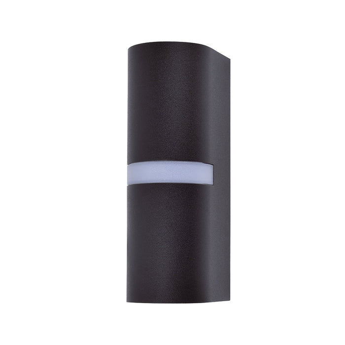 Lutec 5117201012 MIKA IP54 GU10 Outdoor Up/Down Wall Light - Matt Black (Lamp Not Included)
