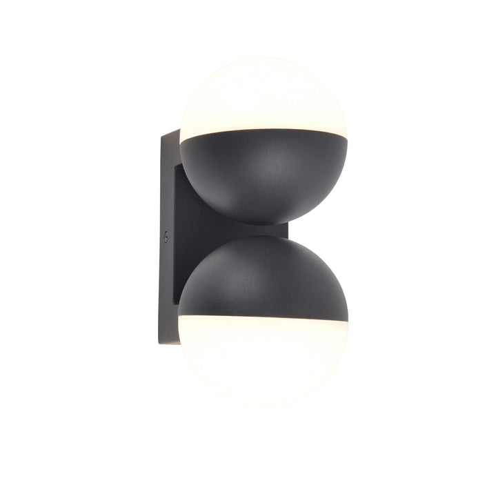 Lutec 5138003118 LOOMA 15.6W IP54 LED Outdoor Adjustable Wall Light 3000K - Dark Grey