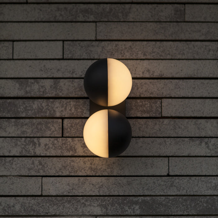 Lutec 5138003118 LOOMA 15.6W IP54 LED Outdoor Adjustable Wall Light 3000K - Dark Grey