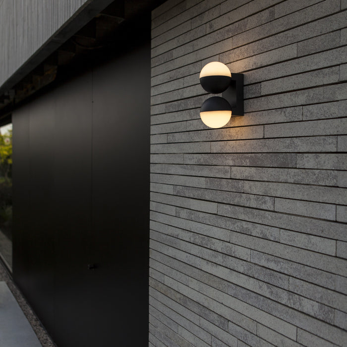 Lutec 5138003118 LOOMA 15.6W IP54 LED Outdoor Adjustable Wall Light 3000K - Dark Grey