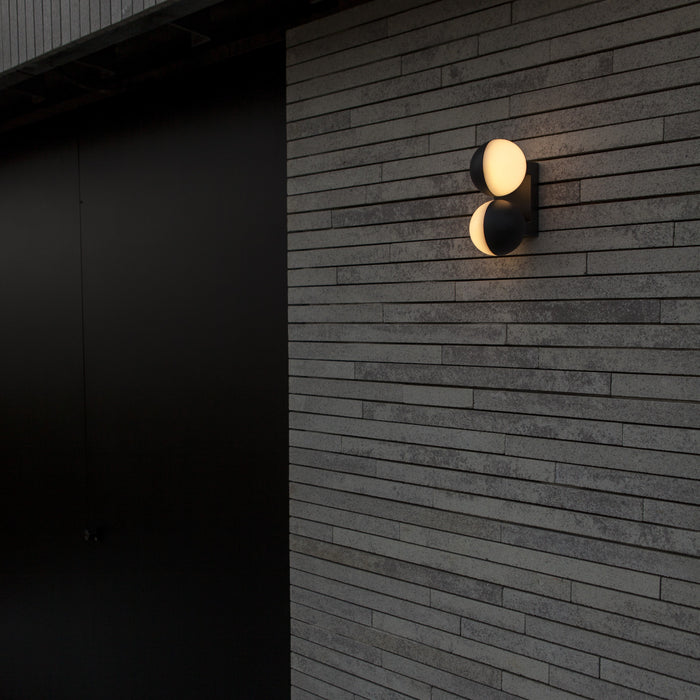Lutec 5138003118 LOOMA 15.6W IP54 LED Outdoor Adjustable Wall Light 3000K - Dark Grey