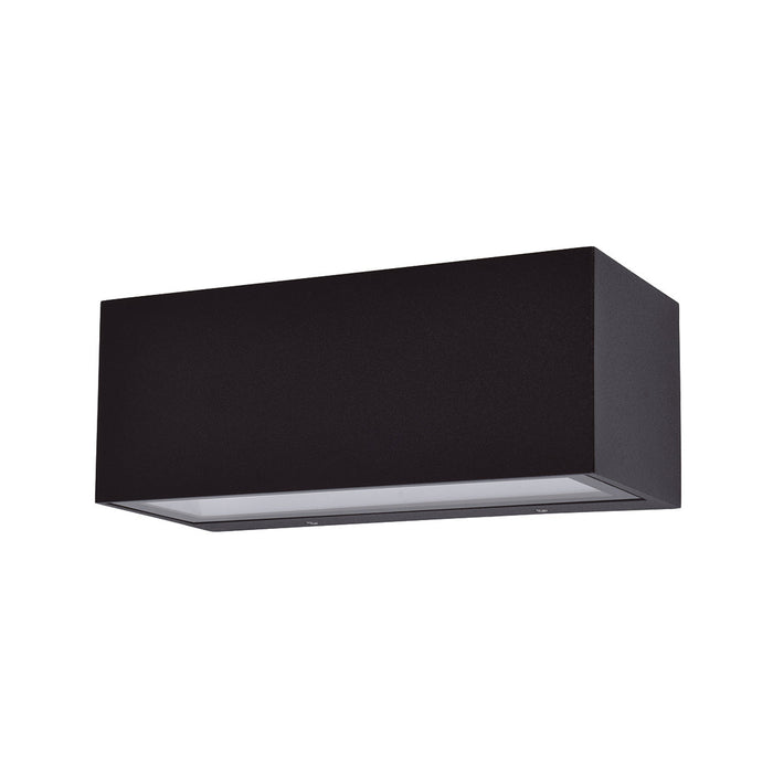 Lutec 5189112012 GEMINI 15W IP54 LED Outdoor Up/Down Wall Light 3000K - Matt Black