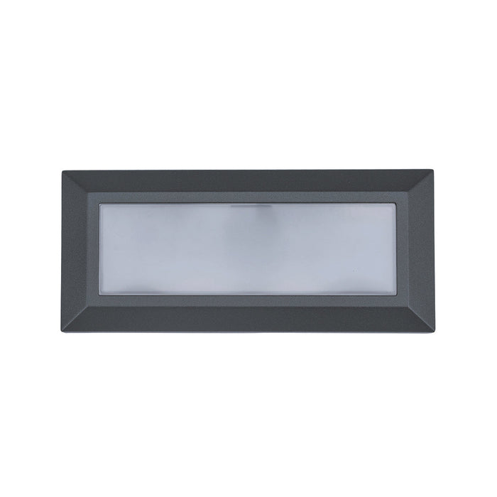 Lutec 5191601118 HELENA 10.2W IP54 LED Surface Mounted Brick Light 4000K - Dark Grey
