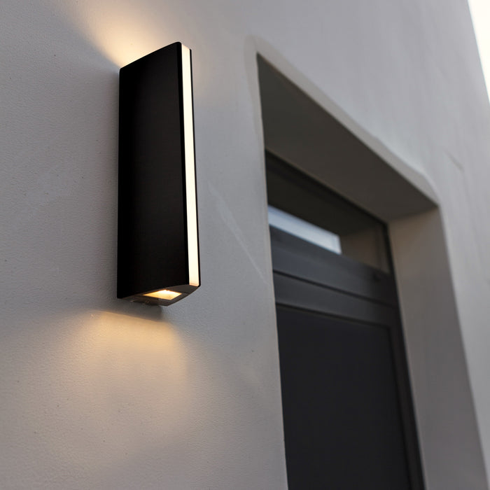 Lutec 5192701335 LEO 14.5W IP54 LED Outdoor Wall Light 3000K - Dark Grey