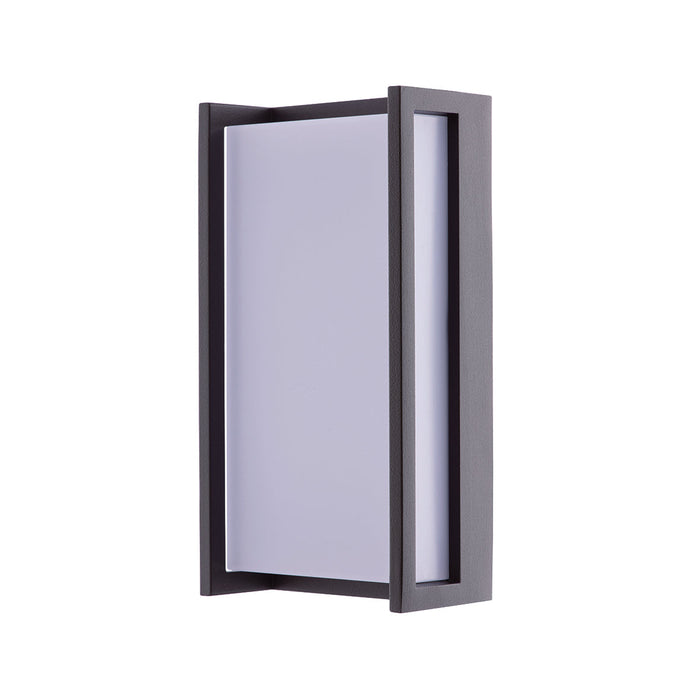 Lutec 5193001118 QUBO 15W IP54 LED Outdoor Wall Light 3000K - Dark Grey