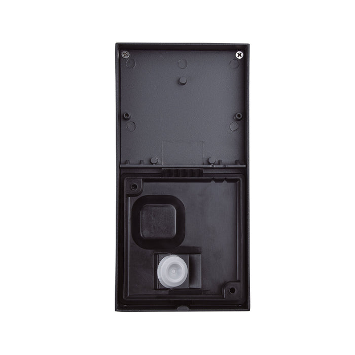 Lutec 5193001118 QUBO 15W IP54 LED Outdoor Wall Light 3000K - Dark Grey