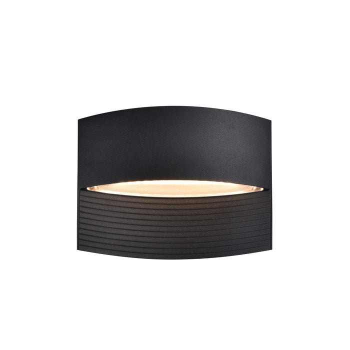 Lutec 5193201012 LOTUS 8.5W IP54 LED Outdoor Wall Light 3000K - Matt Black