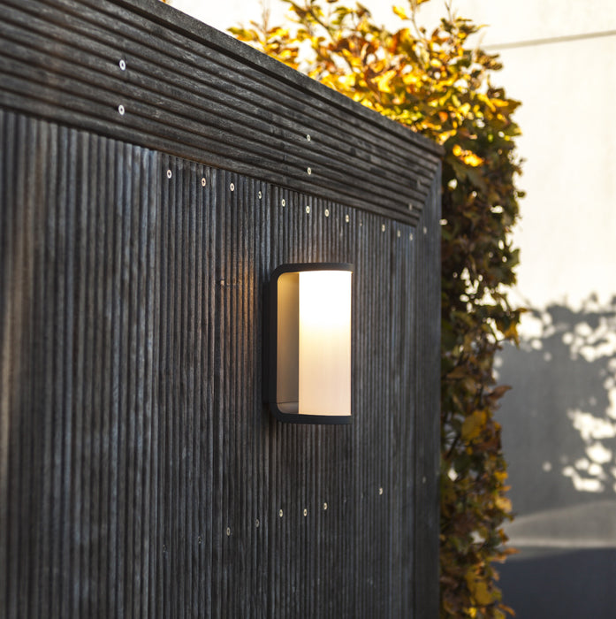 Lutec 5193602118 ADALYN 10.2W IP44 LED Outdoor Wall Light 3000K - Dark Grey