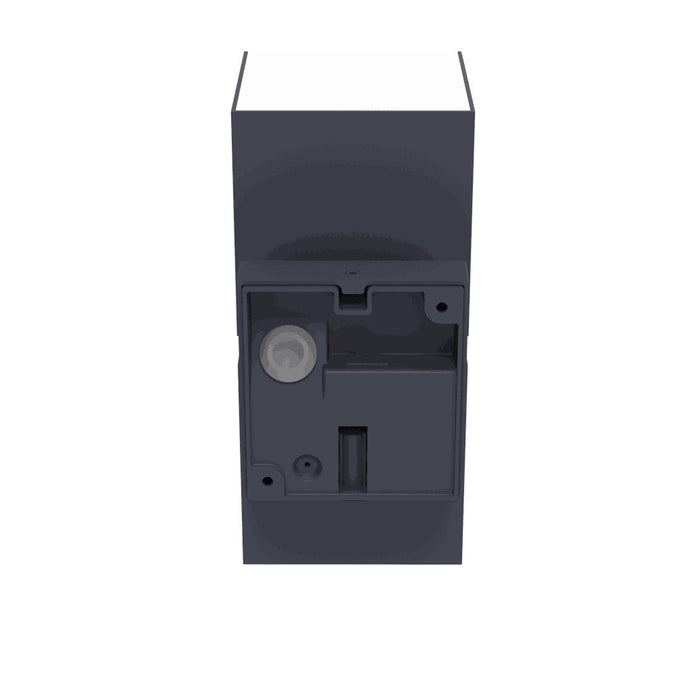 Lutec 5193801118 CUBA 19W IP54 LED Outdoor Wall Light c/w Adjustable Heads 3000K - Dark Grey