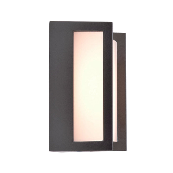 Lutec 5195401118 QUBO 7.8W IP54 LED Outdoor Wall Light 3000K - Dark Grey