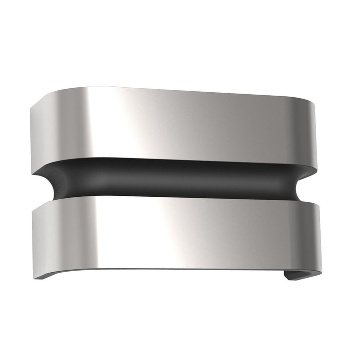 Lutec 5198302001 MAYA 14.5W IP44 LED Outdoor Up/Down Wall Light 3000K - Stainless Steel