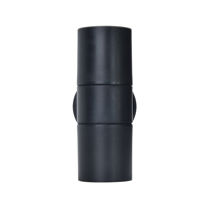 Lutec 5210701330 COASTAL IP44 GU10 Polycarbonate Outdoor Up/Down Wall Light - Black (Lamp Not Included)