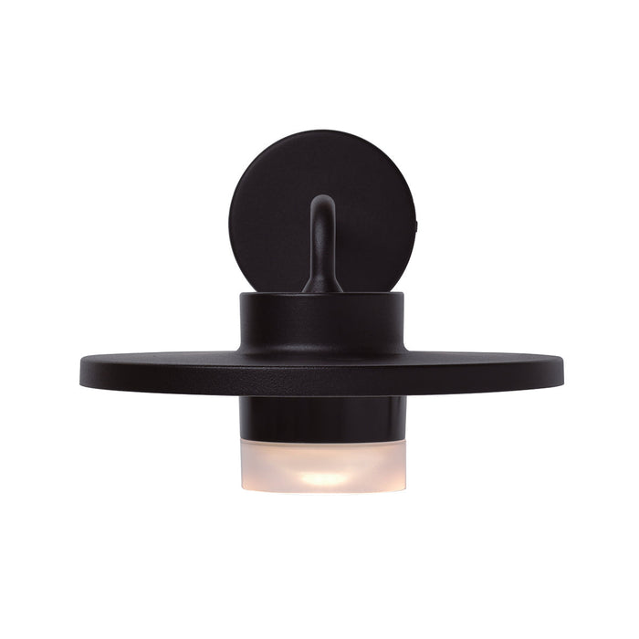 Lutec 5213402012 PLATO 7W IP54 LED Outdoor Wall Light 3000K - Matt Black