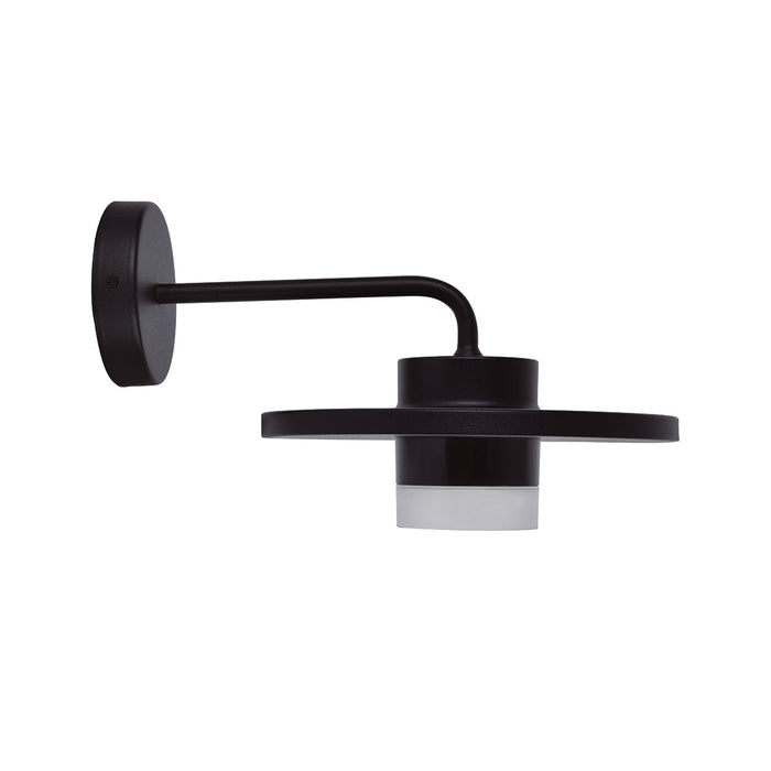 Lutec 5213402012 PLATO 7W IP54 LED Outdoor Wall Light 3000K - Matt Black
