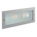 Saxby 52213 Eco plain & louvre IP44 40W Textured grey paint & frosted glass 40W E27 GLS (Required) - westbasedirect.com