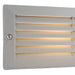 Saxby 52213 Eco plain & louvre IP44 40W Textured grey paint & frosted glass 40W E27 GLS (Required) - westbasedirect.com