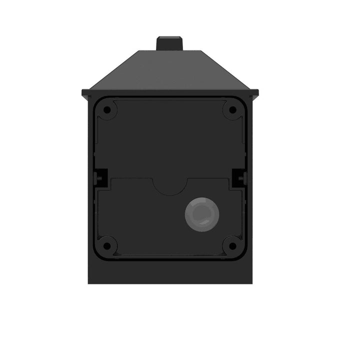 Lutec 5290603012 SPIRE IP44 E27 Outdoor Wall Light - Matt Black (Lamp Not Included)