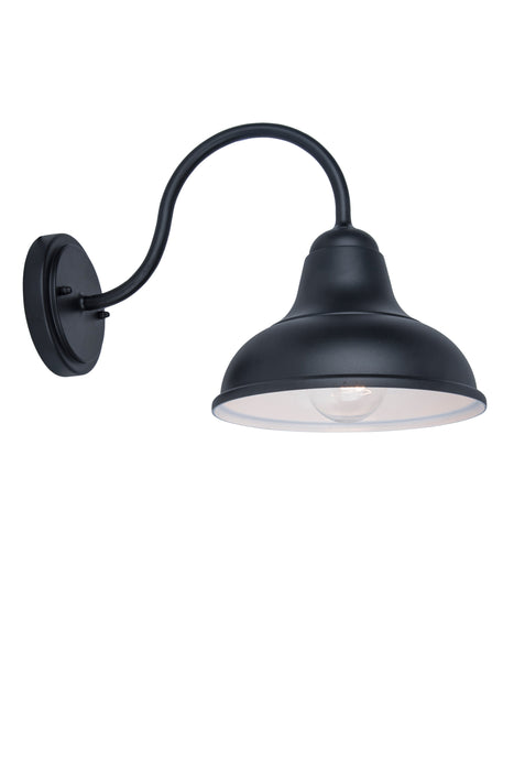 Lutec 5290802012 DETROIT IP23 E27 Outfoor Wall Light - Matt Black (Lamp Not Included)