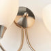 Endon 1805-2SC Alton 2lt Wall Satin chrome plate & opal glass 2 x 60W E14 golf (Required) - westbasedirect.com