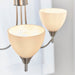 Endon 1805-3SC Alton 3lt Pendant Satin chrome plate & opal glass 3 x 60W E14 golf (Required) - westbasedirect.com