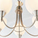 Endon 1805-5SC Alton 5lt Pendant Satin chrome plate & opal glass 5 x 60W E14 golf (Required) - westbasedirect.com