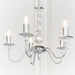 Endon 2013-5CH Parkstone 5lt Pendant Chrome plate & clear glass 5 x 60W E14 candle (Required) - westbasedirect.com