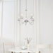 Endon 2013-5CH Parkstone 5lt Pendant Chrome plate & clear glass 5 x 60W E14 candle (Required) - westbasedirect.com